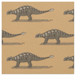 Cretaceus Dinosaurier Ankylosaurus Stoff