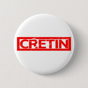 Cretin-Briefmarke Button