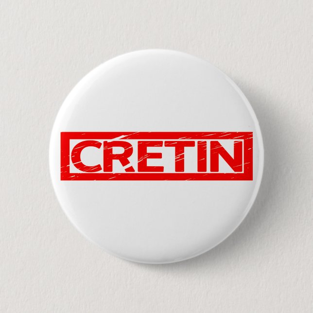 Cretin-Briefmarke Button (Vorderseite)