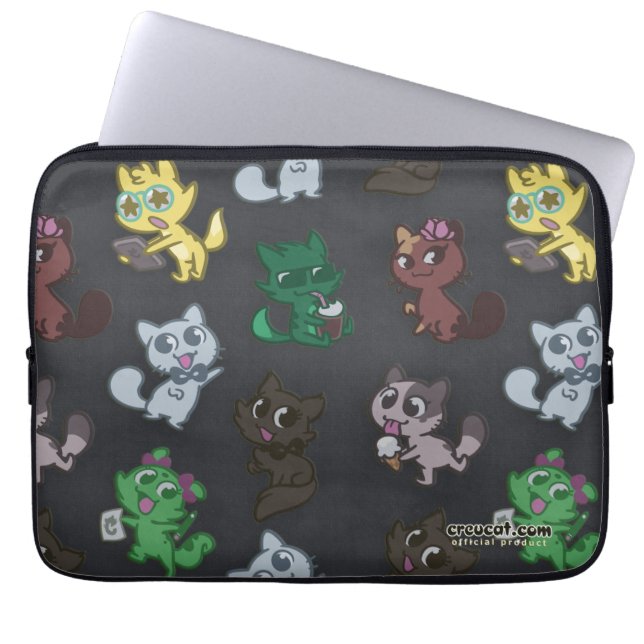 Créu Cats Laptop Bag Laptopschutzhülle (Vorderseite)
