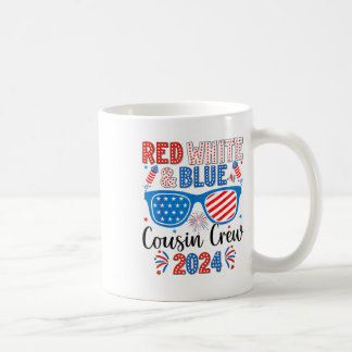 Crew 2024 4. Juli 2009  Rot-Weiß und Blau-Cousin Kaffeetasse