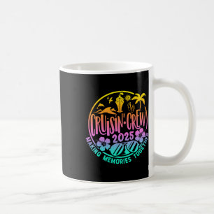 Crew 2025 Familienfreunde Urlaub Matchin Kaffeetasse