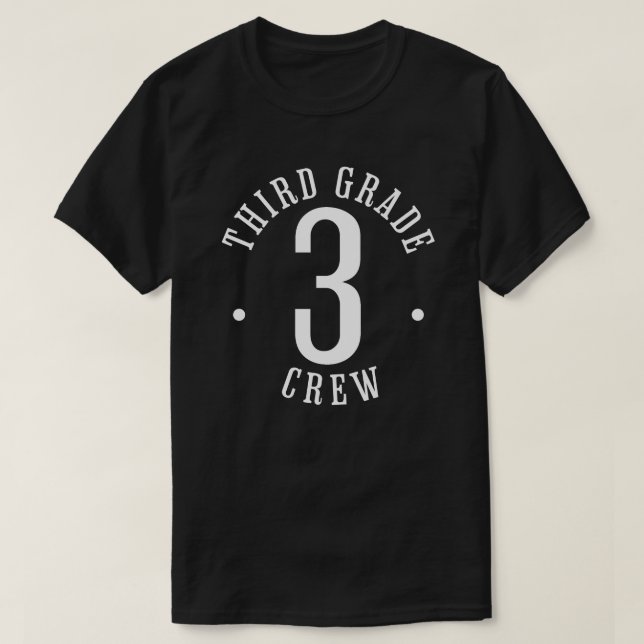 Crew 3. Klasse T-Shirt (Design vorne)