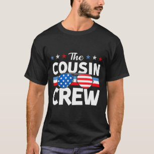 Crew 4. Juli Patriotic American Family Matchin T-Shirt