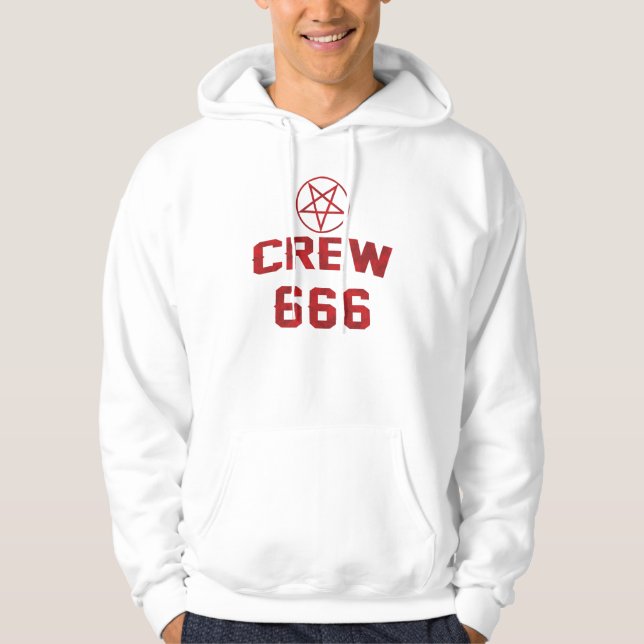 Crew 666 Pentagram Hoodie (Vorderseite)