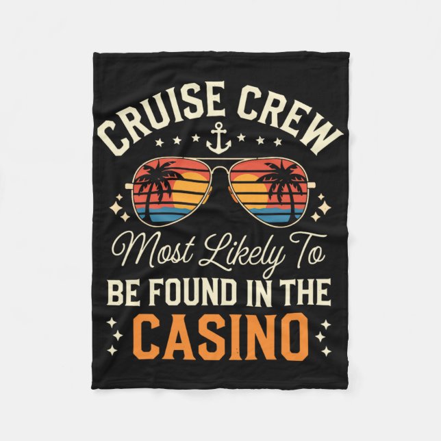 Crew am ehesten im Casino Fleecedecke (Vorderseite)
