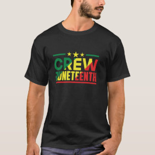Crew Amerika Afrika 1865 Schwarze USA T-Shirt