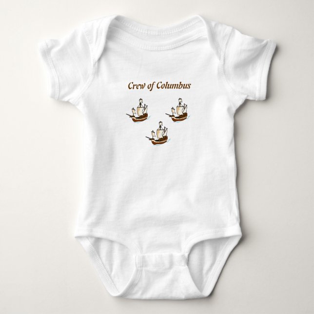 Crew Columbus - Baby Strampler (Vorderseite)