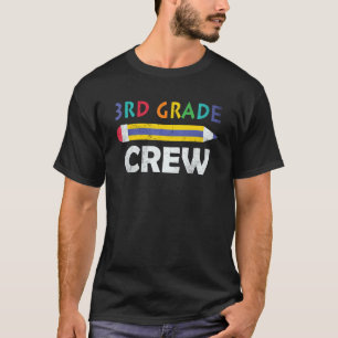 Crew der 3. Klasse Cool Lehrer Student zurück zur  T-Shirt