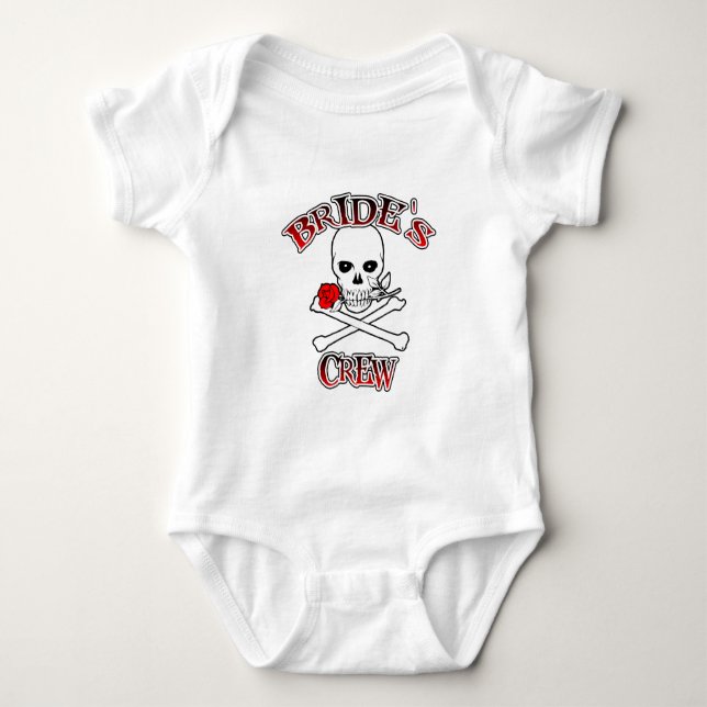 Crew der Braut T-Shirt (Vorderseite)