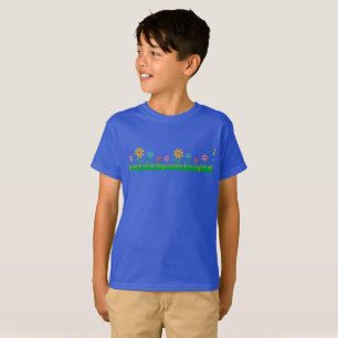 Crew der coolen Blume - Lächelnde Blüten mit Sonne T-Shirt