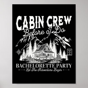 Crew der Kabine vor dem Camp Bach Bachelorette Tei Poster