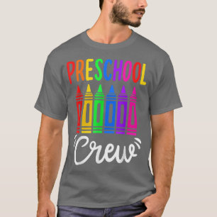 Crew der Vorschule Niedlich Preschool Lehrer Kinde T-Shirt