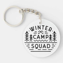Crew der Winterzelte Schlüsselanhänger
