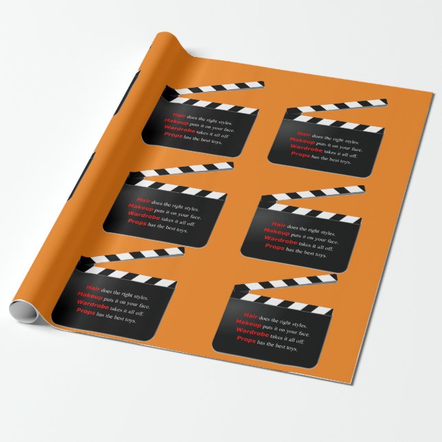 Crew des Films: Haare und Schminken Geschenkpapier (Ungerollt)