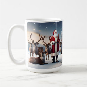 Crew des Weihnachtsmannes: Weihnachtsmann-Posen-Re Kaffeetasse