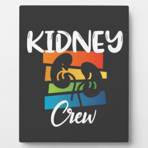 Crew Dialysis Nurse Nephrologie Niere Nierenkolade Fotoplatte