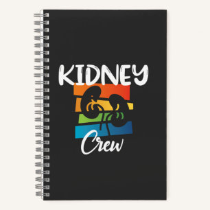 Crew Dialysis Nurse Nephrologie Niere Nierenkolade Notizbuch