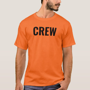 Crew Doppelseitige Druckmitarbeiter Männer Athleti T-Shirt