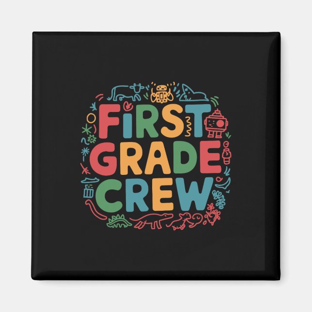 Crew erster Klasse Magnet (Vorne)