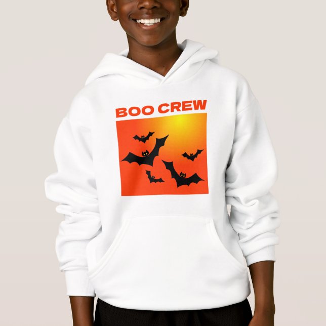 Crew fliegt zu Halloween Hoodie (Vorderseite)