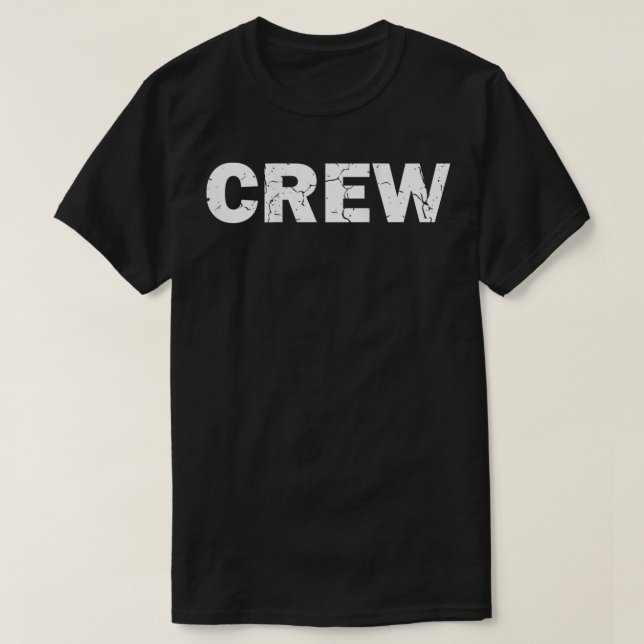 CREW  For Light Technicians Staff Security Sound  T-Shirt (Design vorne)