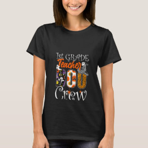 Crew "Frauen 1. Klasse Lehrer Boo" Halloween 1. Gr T-Shirt