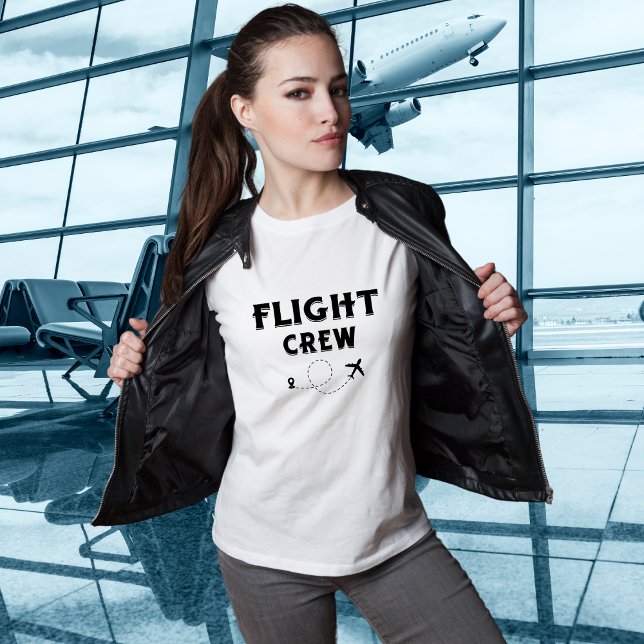 Crew für den Reiseflug T-Shirt (Von Creator hochgeladen)