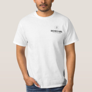 Crew für doppelseitige Design-Logos T-Shirt