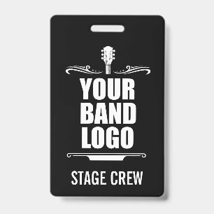 Crew für Ihre Band-Logo-Bühne Ausweis