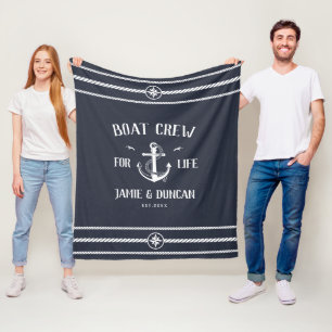 Crew für Leben Wassersport Moderner Individuelle Fleecedecke