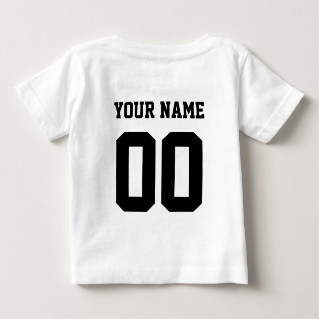 Crew für personalisierte Cousin Baby T-shirt (Rückseite)