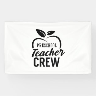 Crew für Vorschullehrer Banner