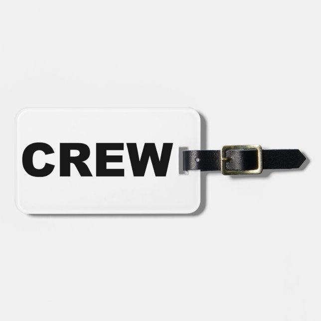 CREW GEPÄCKANHÄNGER (Vorderseite horizontal)