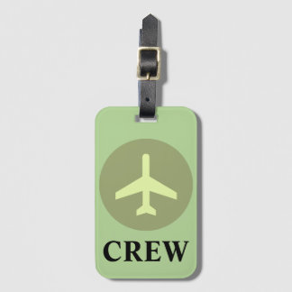 Crew-Gepäckanhänger in Vintage-Grün Gepäckanhänger