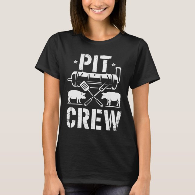 Crew Grilling-Grillen T-Shirt (Vorderseite)