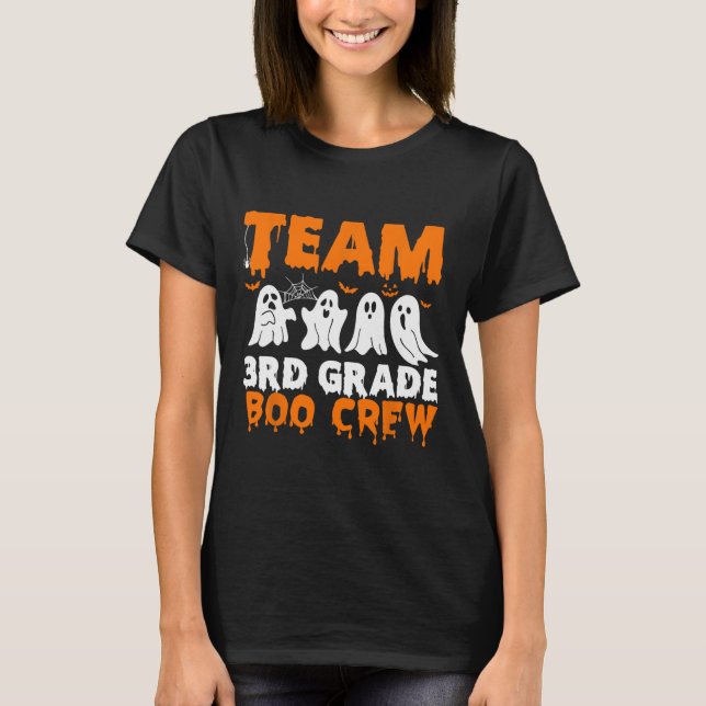 Crew Halloween Ghost der dritten Klasse T-Shirt (Vorderseite)
