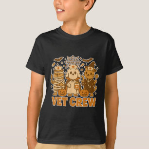 Crew Halloween Kostüm Hund Katze Capybara Haustier T-Shirt