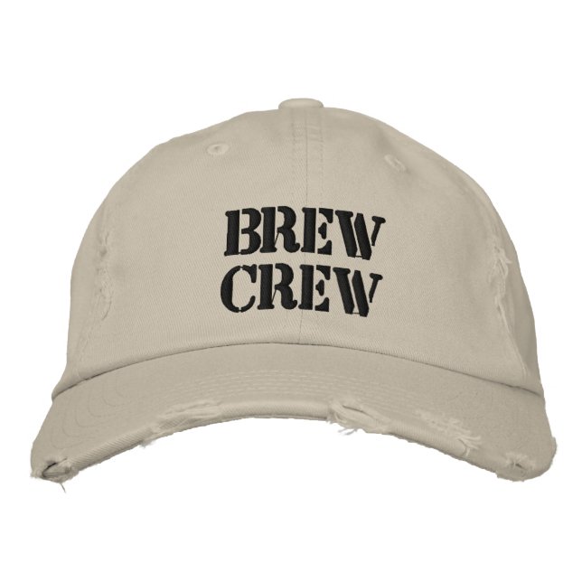 Crew HAT Bestickte Baseballkappe (Vorderseite)
