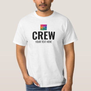 Crew Hochladen des Firmenlogos hier für Männer ind T-Shirt