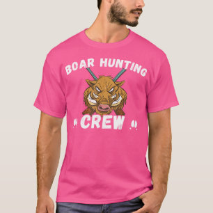 Crew Jagd Jagd Wildschweine T-Shirt