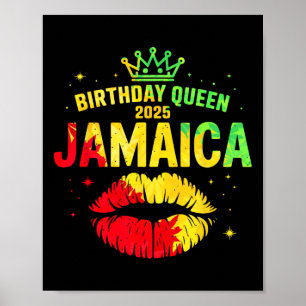 Crew Jamaica Trip 2025 Lips Bday Party Wo Poster