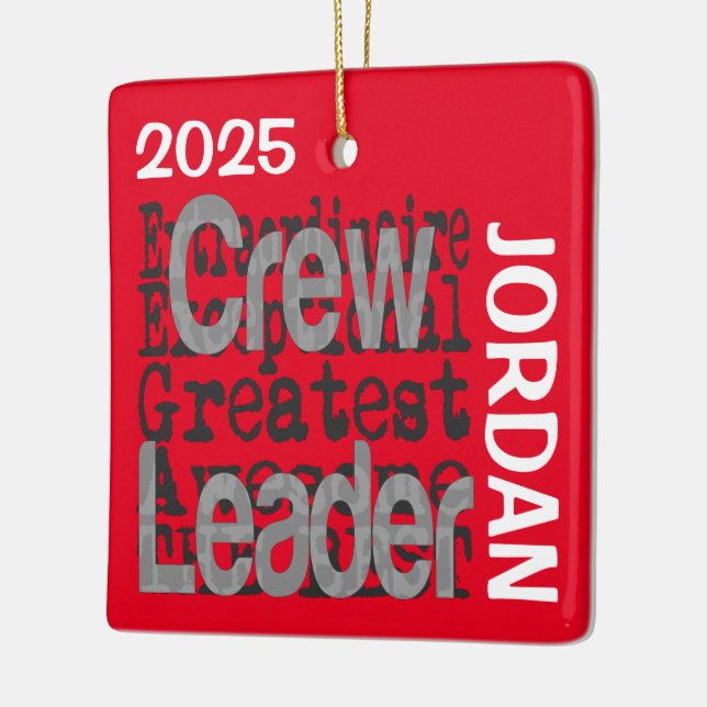 Crew Leader Extraordinator CUSTOM Keramikornament (Links)