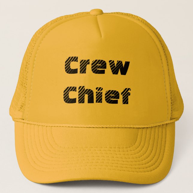 Crew-Leiter Truckerkappe (Vorderseite)