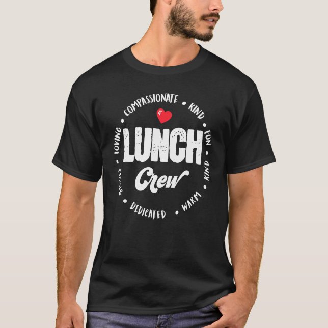 Crew Matching School Cafeteria Squad S T-Shirt (Vorderseite)