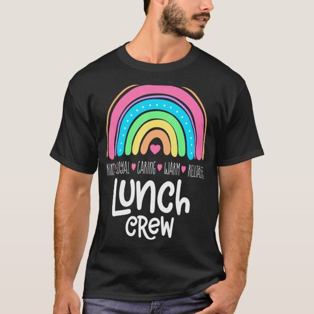 Crew Matching School Cafeteria Squad S T-Shirt (Vorderseite)