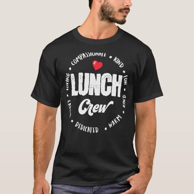 Crew Matching School Cafeteria Squad S T-Shirt (Vorderseite)