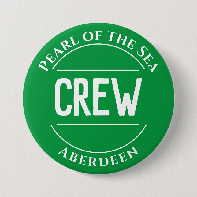Crew Member Button Abzeichen (Vorderseite)