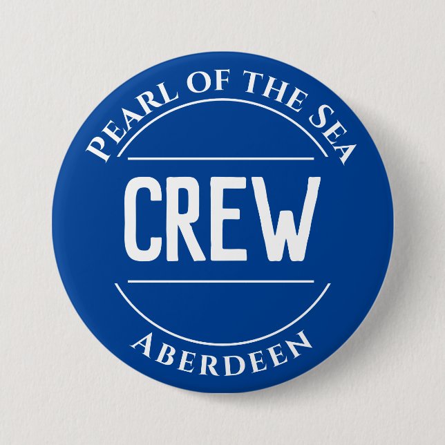 Crew Member Button Abzeichen (Vorderseite)