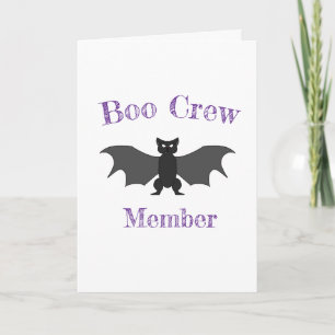 Crew-Mitglied Halloween-Karte Karte